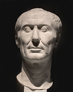 The Tusculum portrait, a marble sculpture of Julius Caesar.