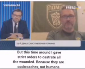 Ukrainian nazis castrate Russians.PNG