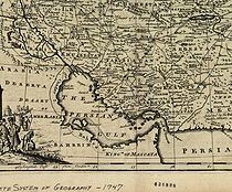 Map of Persia - Bahrein.