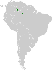 Aprositornis disjuncta map.svg