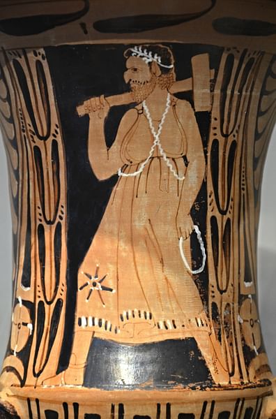 Etruscan Red-Figure Krater with Charun
