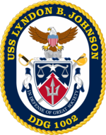 USS Lyndon B. Johnson (DDG-1002) Crest.png