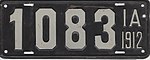 Iowa 1912 license plate.jpg