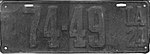 Iowa 1924 license plate - 74-49.jpg