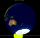 Lunar eclipse from moon-1929May23.png