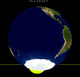 Lunar eclipse from moon-1983Jun25.png