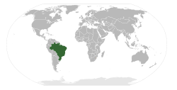 Location of Brazil