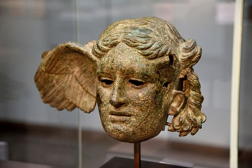 Bronze Head of Hypnos