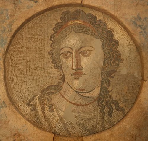 Roman Mosaic of Mnemosyne
