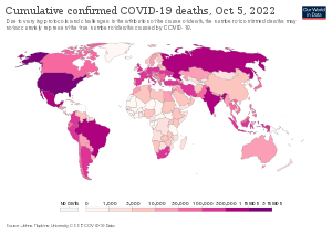 Cumulative confirmed COVID-19 deaths, OWID.svg