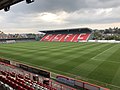 The Adam Stansfield Stand, which replaced the Old Grandstand in 2018.