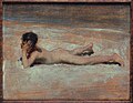 Image 17A Nude Boy on a Beach (1878) by John Singer Sargent (from Nude (art))