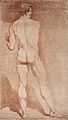 Image 43Crayon-style print by Gilles Demarteau with a nude man after original drawing by Edmé Bouchardon was acquired by Academy of Fine Arts in Warsaw as a teaching material (from Nude (art))
