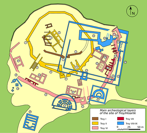 Map of Troy
