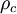 \rho _{c}