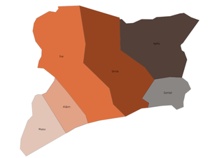 Map of Sitti Zone