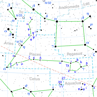 Gliese 908 is located in the constellation Pisces