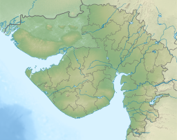 Location of Hamirsar lake within Gujarat