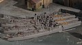 Models of late production Lyn class torpedoboats, seen from starboard.