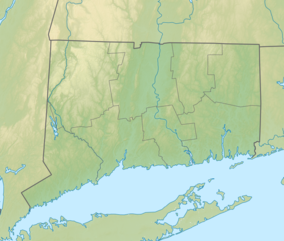 Map showing the location of Dart Island State Park