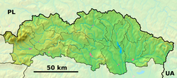 Tisinec is located in Prešov Region