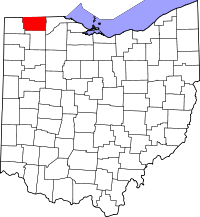 Map of Fulton County, Ohio