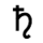Saturn symbol.svg