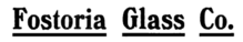 Fostoria Glass Co. logo 1906.png