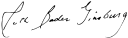 Ruth Bader Ginsburg's signature