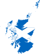 Flag map of Scotland.svg