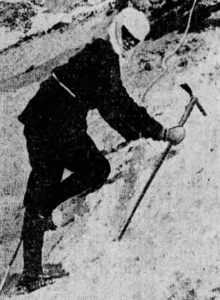 Constance Barnicoot climbing the Schreckhorn.png