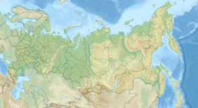 Map showing the location of Oka Nature Reserve