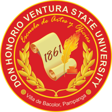 Don Honorio Ventura State University logo.png
