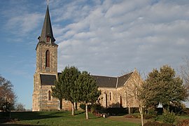 The church of Saint-François-de-Sales, in Quelneuc