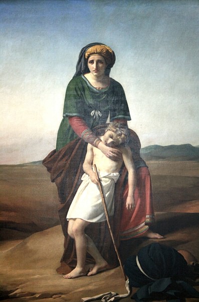 Hagar and Ishmael in the Desert