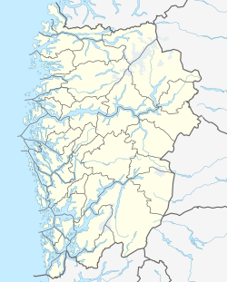 Kvammen is located in Vestland