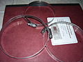 ::To Secure the Glove Piece to the PVC Reducer