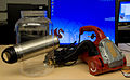 Goal is to develop open source version of blood cooler .. can see hacked vacuum cleaner, and cold water bottle