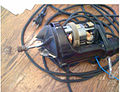 Insides of a vacuum cleaner considered for the first core control