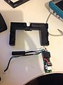 Taking apart, can see black lump that is completely enclosed in the case but appears to have diode in it