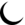 Astronomical symbol of the Moon