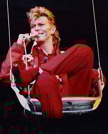David Bowie in 1987