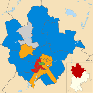 Bedford 2019 ward results.svg