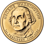 George Washington Presidential one-dollar coin