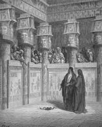 Moses and Aaron before Pharaoh